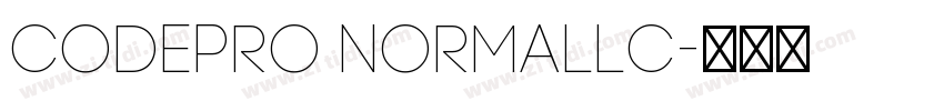 CodePro NormalLC字体转换